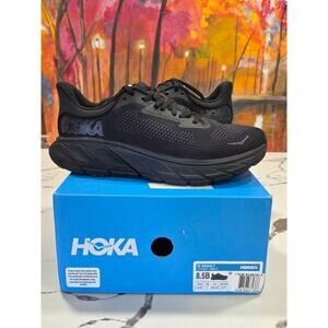 Hoka One W Arahi 7 Triple Black Size 8.5 Women's Running Shoes 1147851 BBLC
